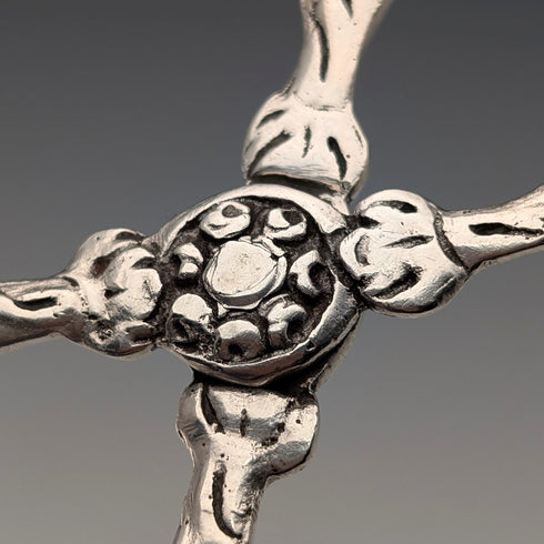 1900年頃 ドイツアンティーク 800シルバー製 ケーキトング